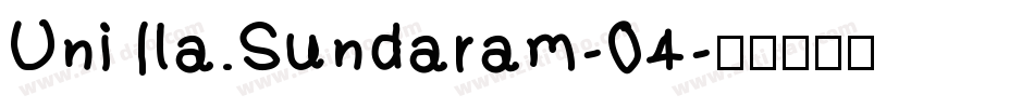 Uni Ila.Sundaram-04字体转换